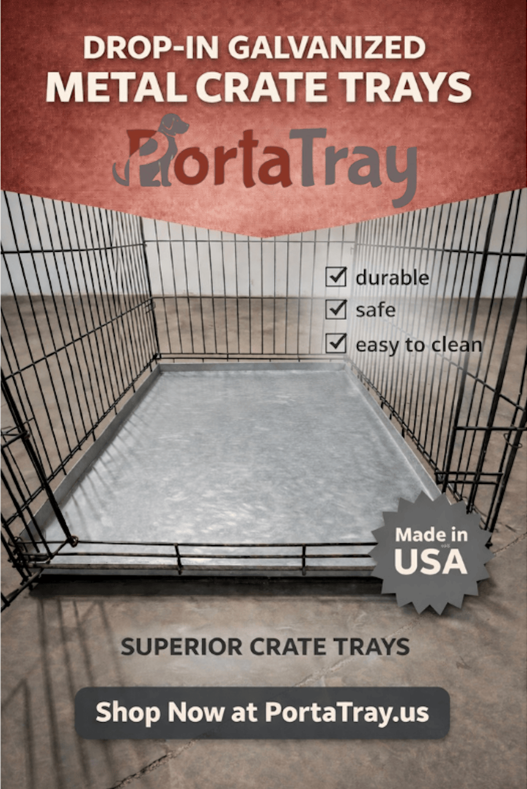 Storing a Spare Dog Crate Tray: A Simple Organization Guide