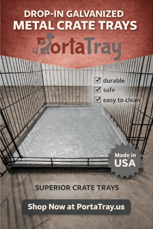 Storing a Spare Dog Crate Tray: A Simple Organization Guide