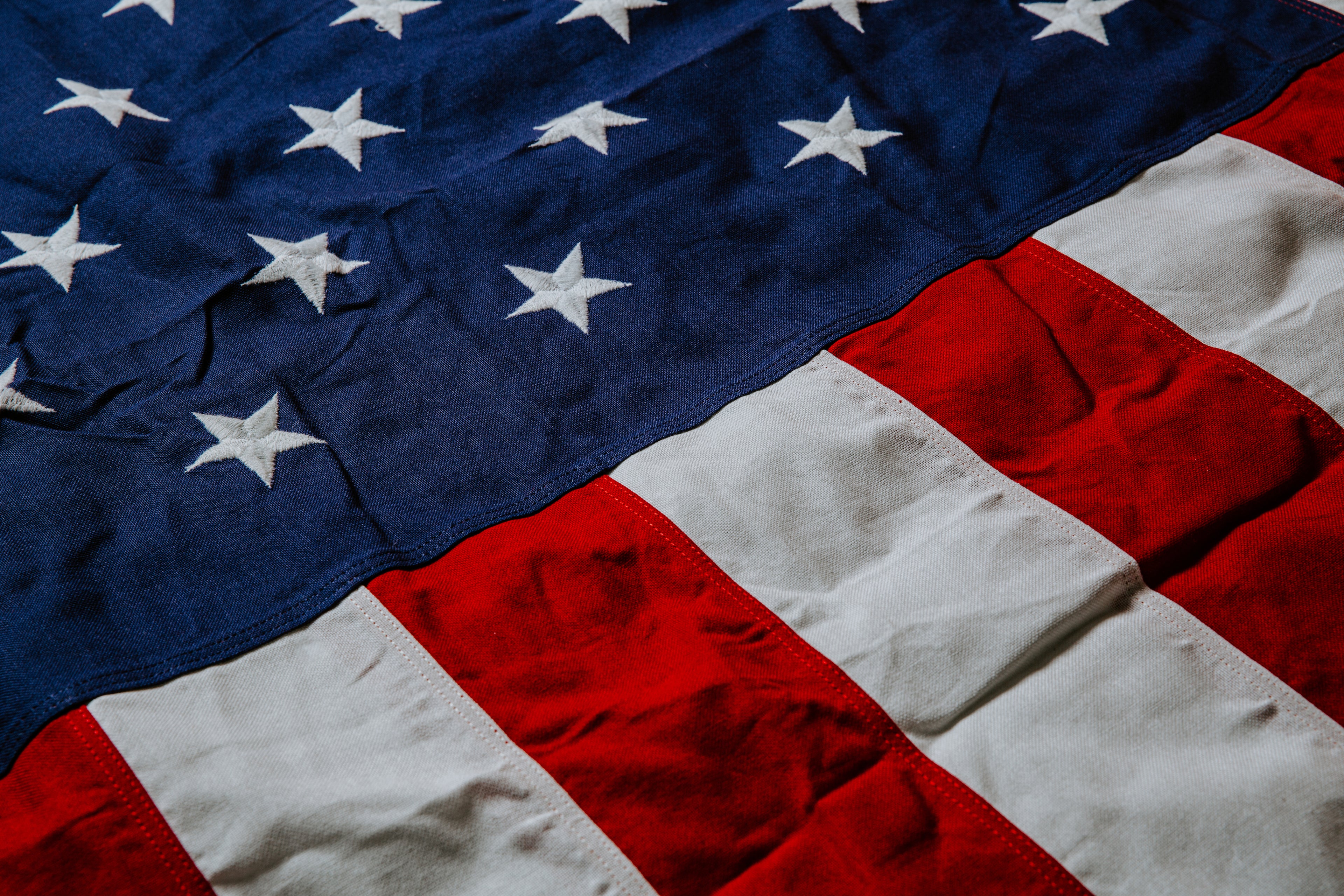 Embroidered Stars and Stripes